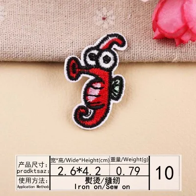 Ткань для океан вышитый осьминог мультфильм сделай сам морской конек краб