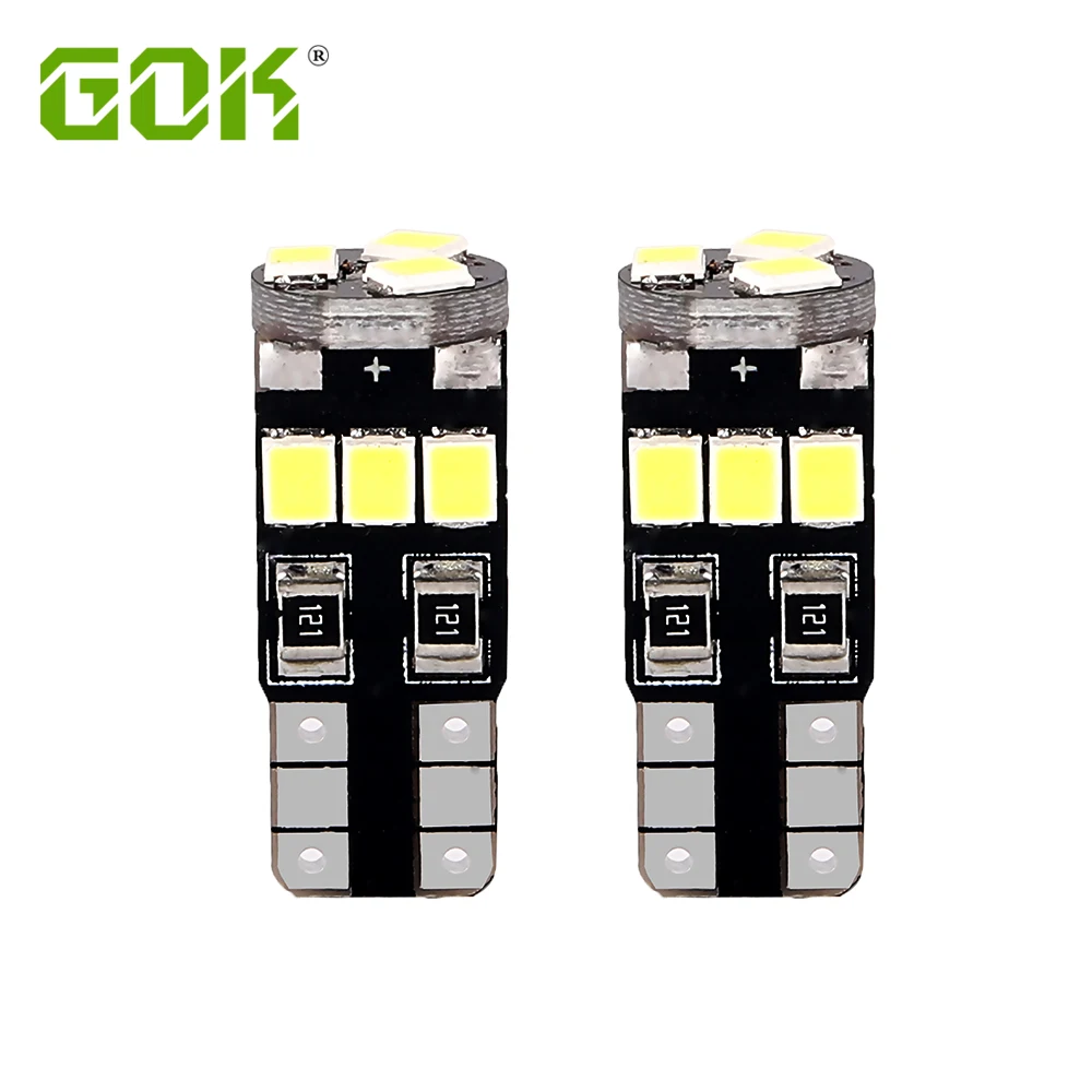 4 шт./лот оптовая продажа светодиодных автомобильных T10 9SMD 2835 ламп 194 168 LED W5W Canbus для