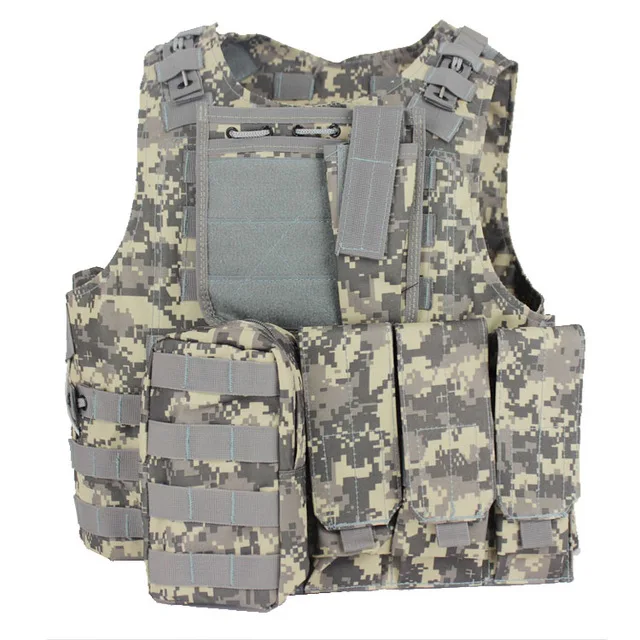 Быстросъемный военный модульный тактический жилет CIRAS Molle армейский для