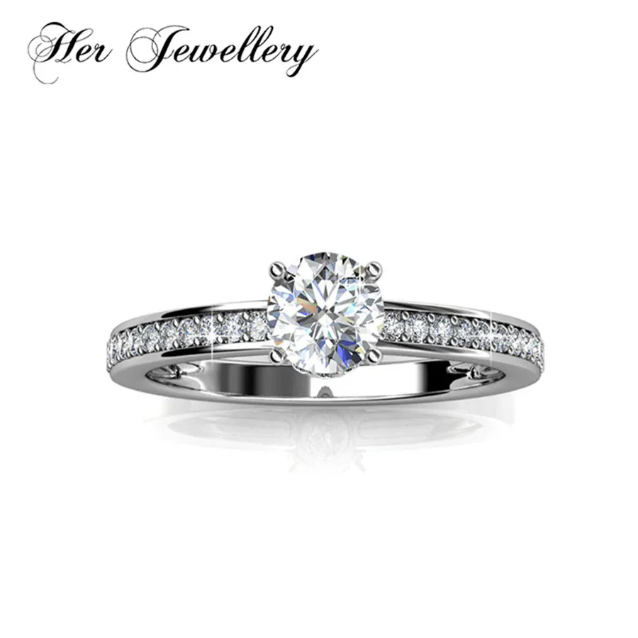 Her Jewellery обручальное и кольцо кольца для женщин OL Сделано с кристаллами Swarovski HR0346 |