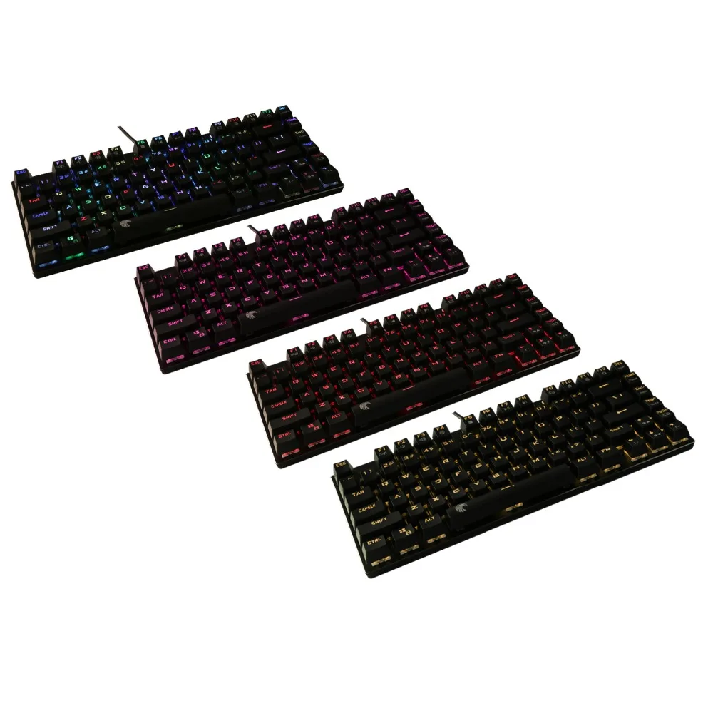 Механическая клавиатура Z88 Eagle TKL красные переключатели Outemu RGB светодиодная