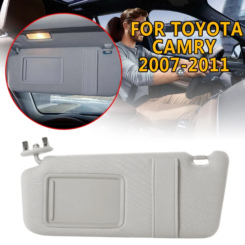 Солнцезащитный козырек Левая сторона водителя для Toyota Camry 2007 2011 лобовое стекло