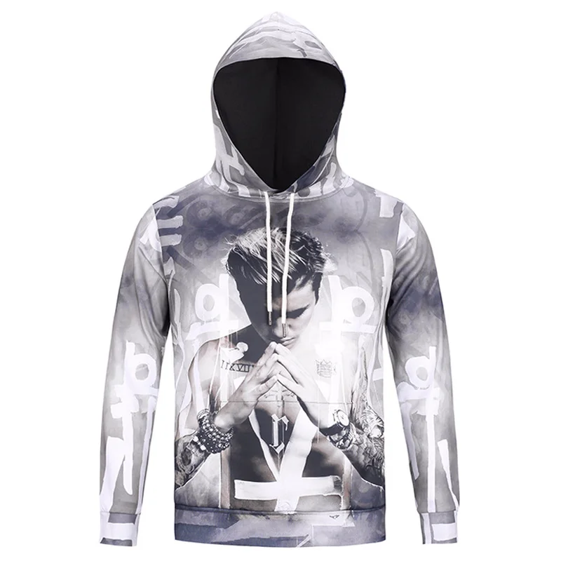 

Men Hoodies Nice Male Long Sleeve PRINT Hooded Sweatshirt Mens Hoodie Tracksuit Sweat Coat Casual Sportswear M-2XL
