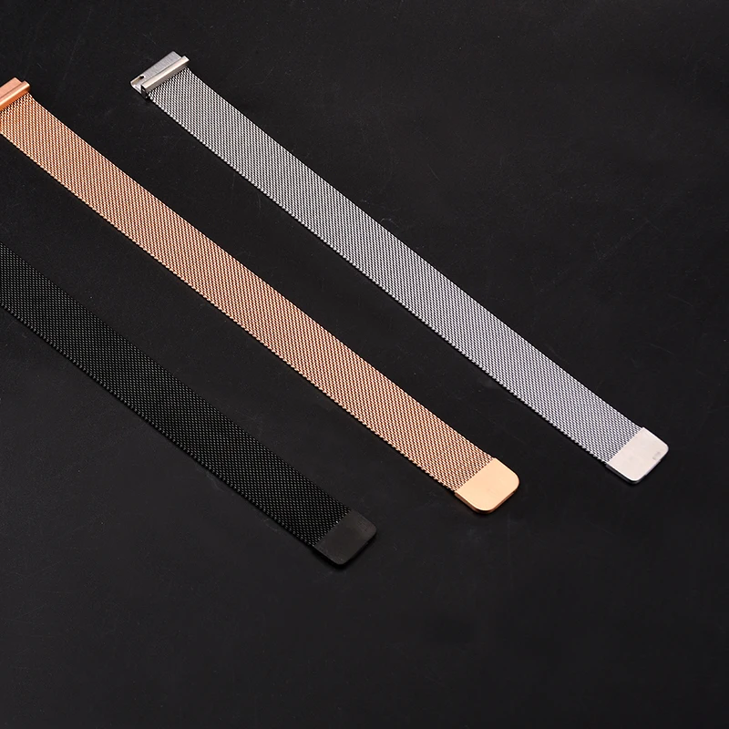 Металлический Миланский ремешок-петля для Xiaomi Huami AMAZFIT ремешок Bip для Amazfit GTR 47 47 мм ремешок для часов Amazfit Straos 2 2S 3/Pace