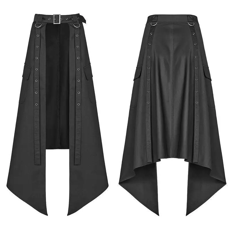 Панк Rave Для женщин панк съемной Overskirt OQ380BQF | Женская одежда