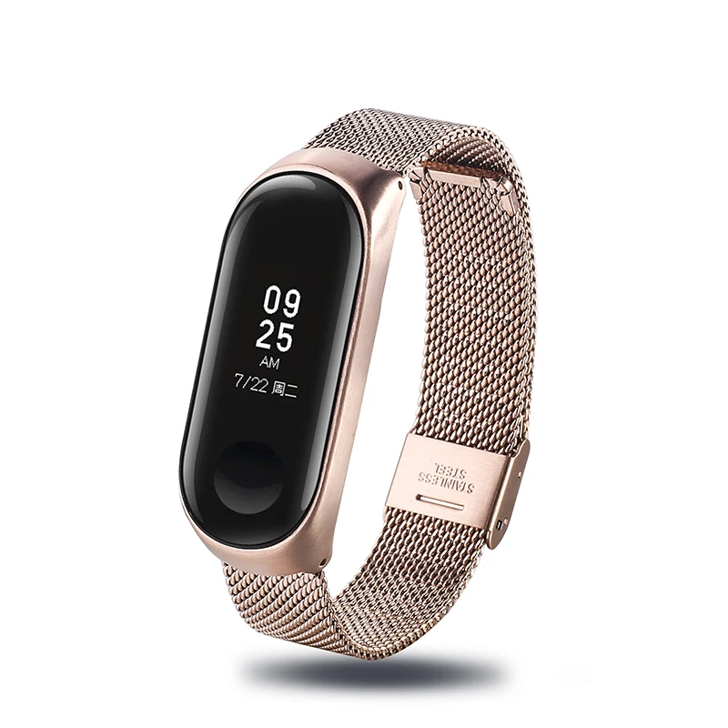 Браслет Mi Band 5 металлический Безвинтовой браслет из нержавеющей стали для Xiaomi 4