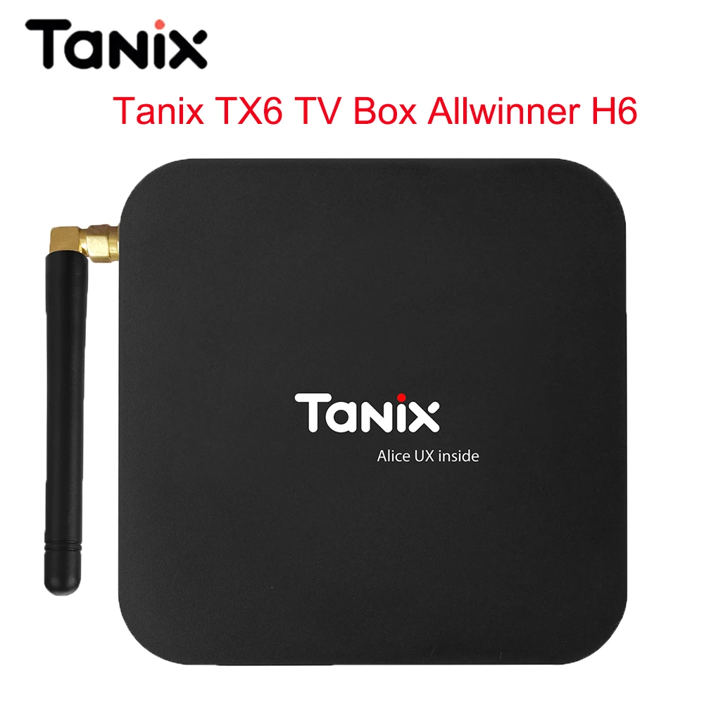 Tanix TX6 Android 9.0 TV Box Allwinner H6 4GB DDR3 32GB EMMC 2.4GHz 5GHz WiFi BT4.1 Support 4K H.265 Bluetooth 4.0 WIFI BOX | Электроника