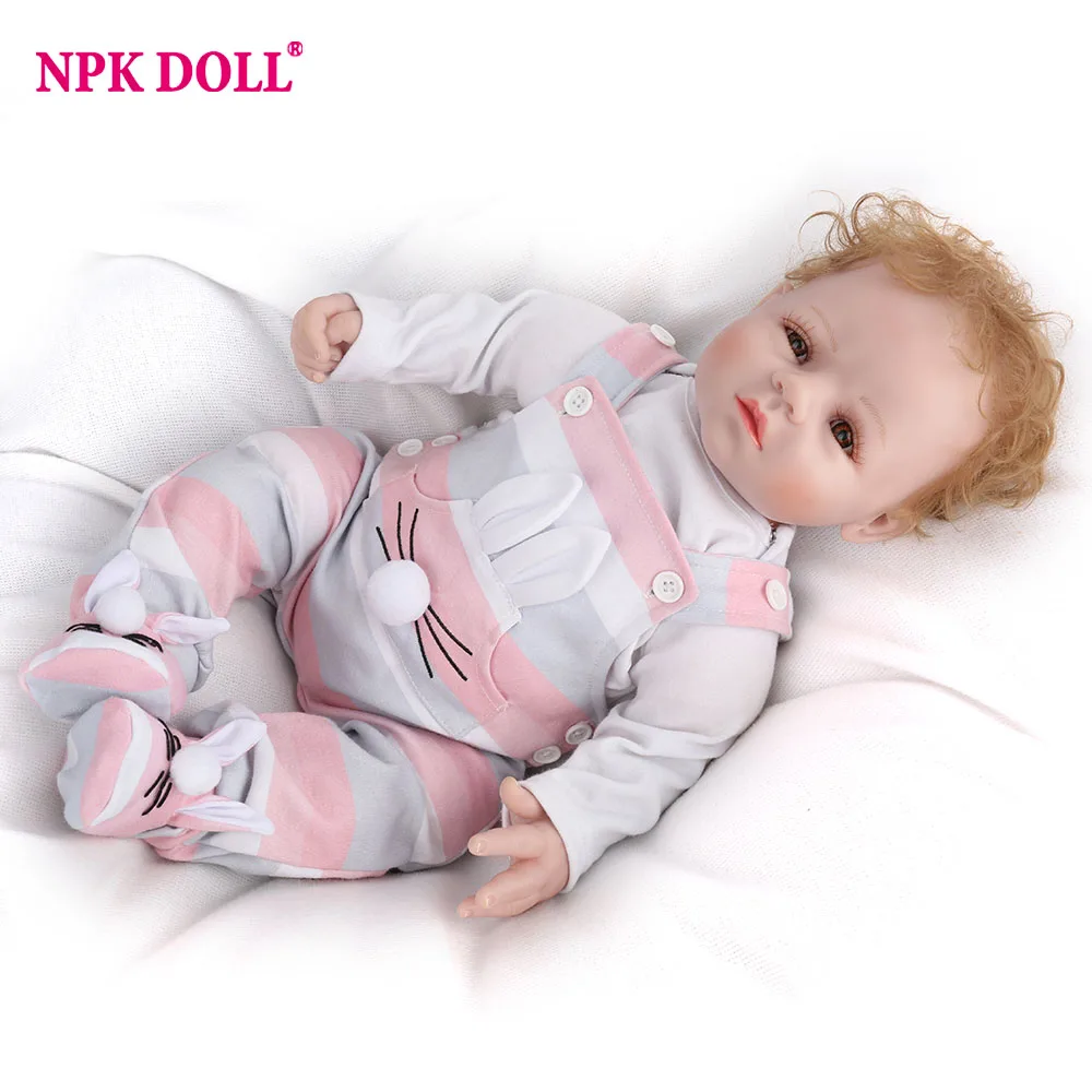 Кукла-реборн NPKDOLL 50 см 20 дюймов ручная работа игрушка для новорожденных девочек