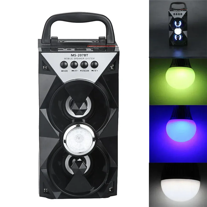 Новейший красочный мультимедийный Bluetooth беспроводной портативный динамик с