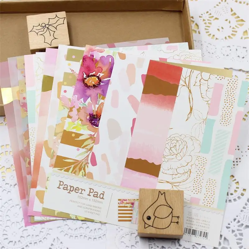 

Lovely Series Material Paper Set for Scrapbooking DIY Projects/Photo Album/Card Making Crafts