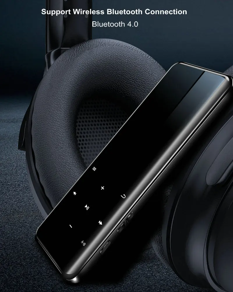 Vandlion MP4 плеер с Bluetooth Lecteur MP3 MP4 музыкальный плеер портативный медиа Тонкий 2,4 дюймов сенсорные клавиши Fm Радио Видео HIFI 16 Гб
