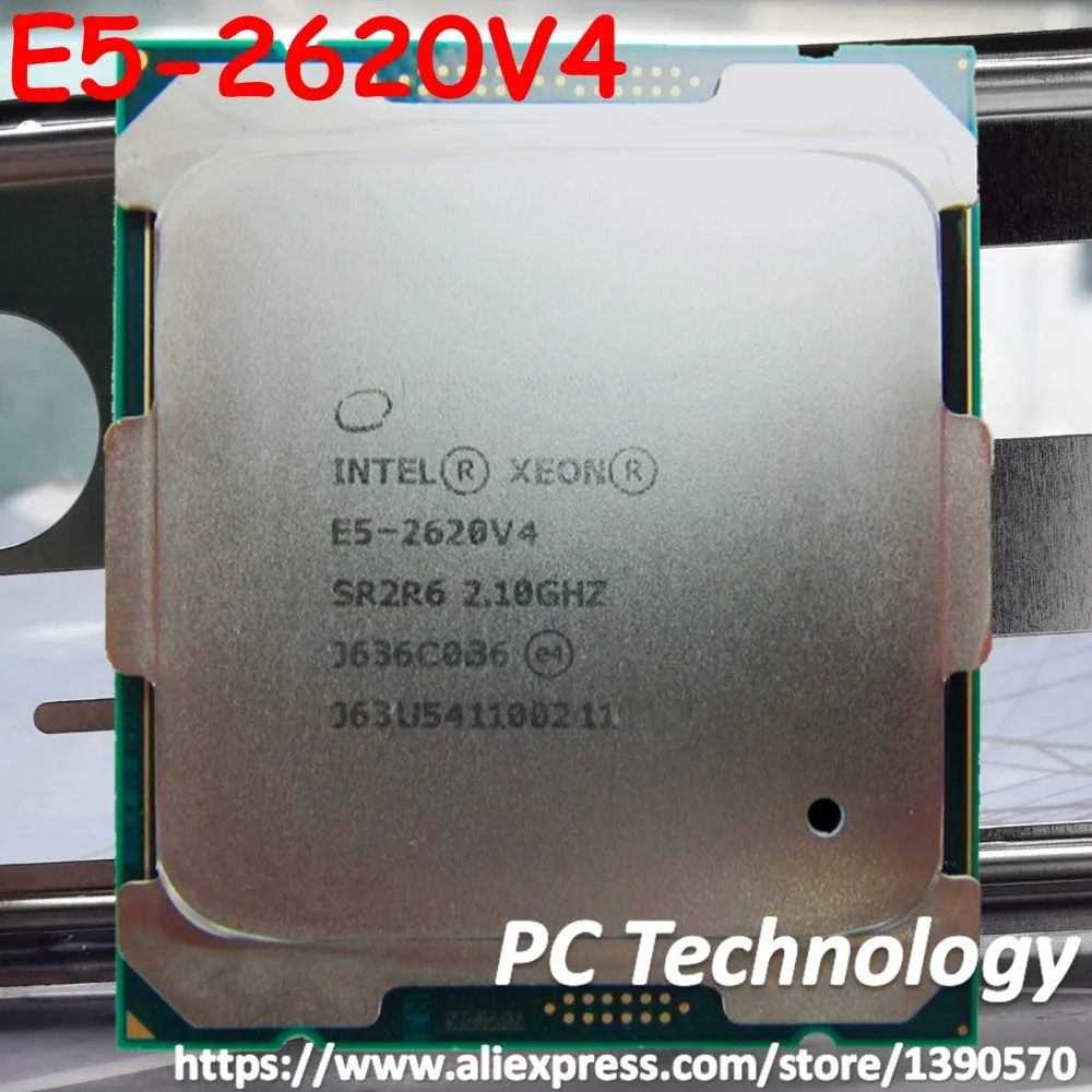 Оригинальный процессор Intel Xeon oem E5 2620 V4 2 10 ГГц 8 Core 20M 2620V4 FCLGA2011 3 85W 100% хорошее