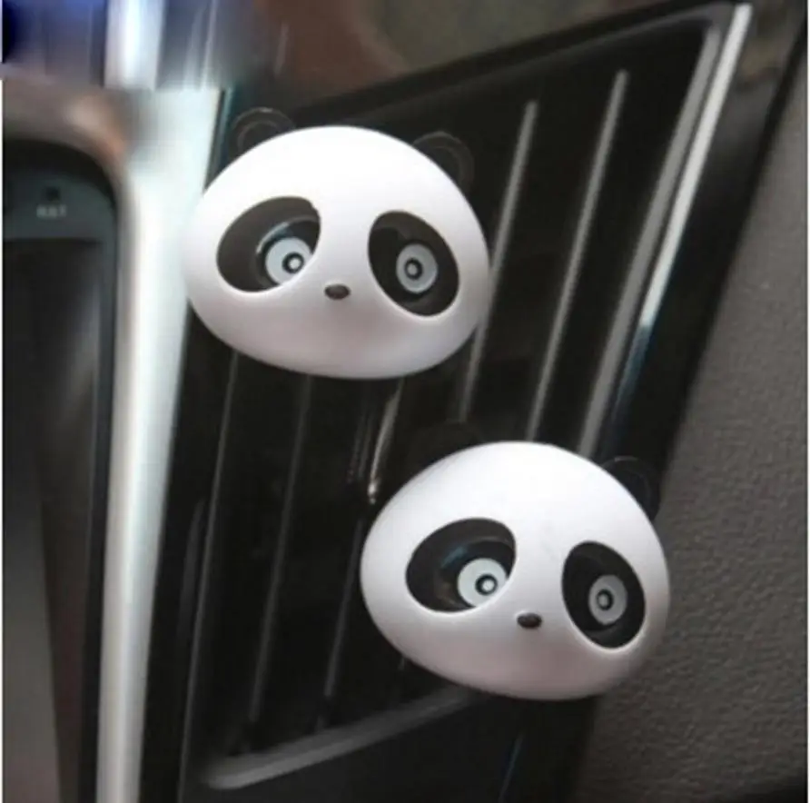 Новинка 2 шт. милый автомобильный освежитель воздуха с пандой автомобильные