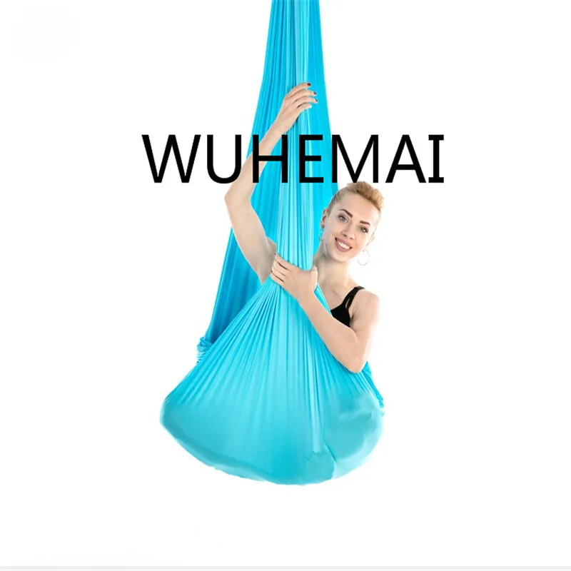 Wuhemai, 10 метров, гамак для йоги, качели, ткань, Воздушная тяга, полет, анти-Гравитация, длина, Кастомизация, Йога, пояс для зала йоги