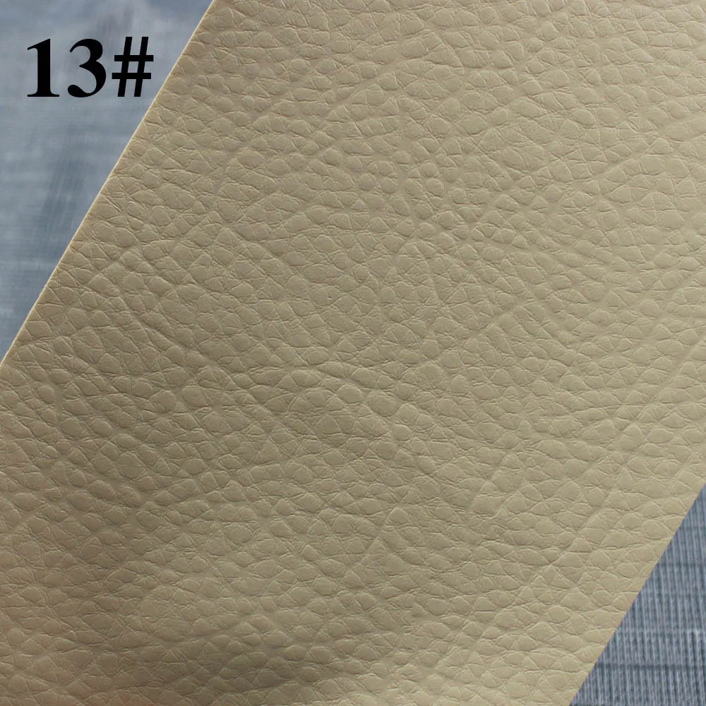 NO.13 Beige yellow 1 шт. из ПУ фабричной кожи самоклеящаяся патчи кожа дивана с автомобильным сиденьем ремонт наклейки-заплатки Скрап тканевые нашивки 10x20 см - Цвет: NO.13 Beige yellow