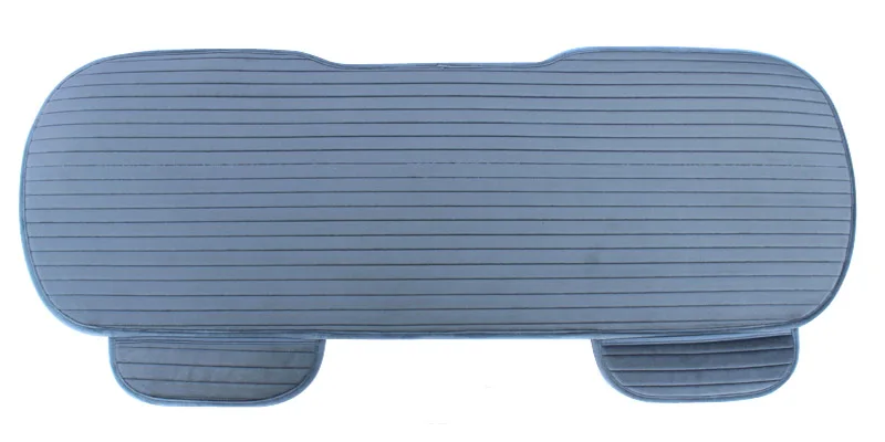 rear grey 1 Чехол для автомобильного сиденья, передняя и задняя стекающаяся ткань, подушка, не скользящая, автомобильные аксессуары, универсальный протектор для сиденья, коврик, сохраняющий тепло зимой - Название цвета: rear grey 1