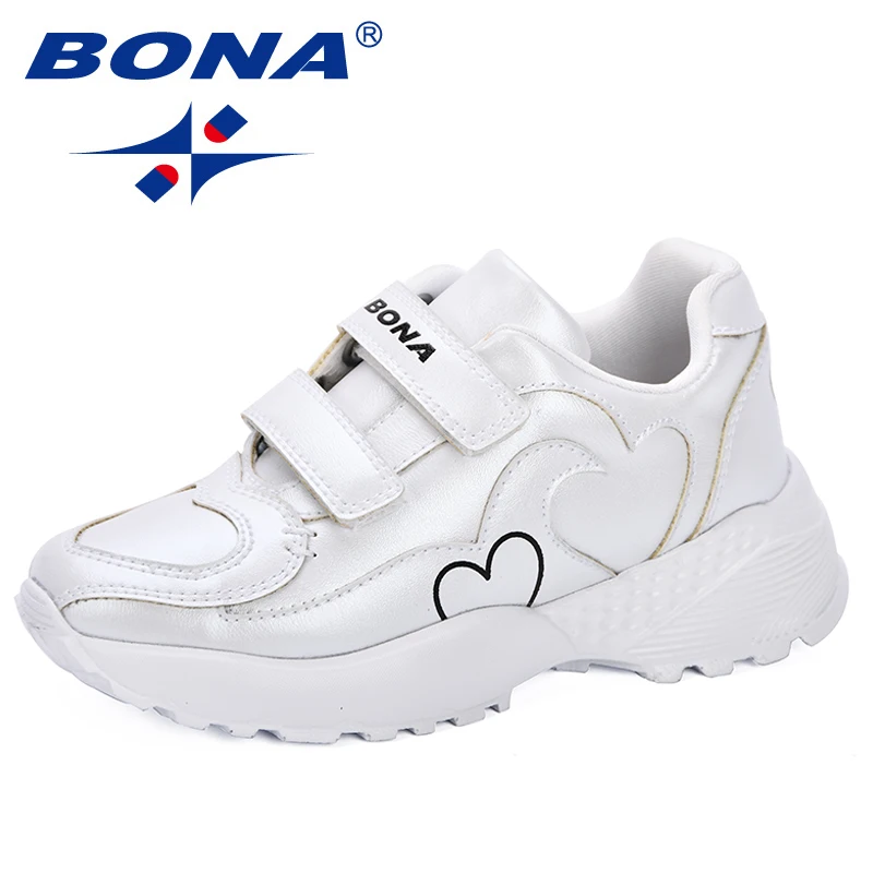 Кроссовки BONA детские дышащие спортивная обувь для мальчиков и девочек модные
