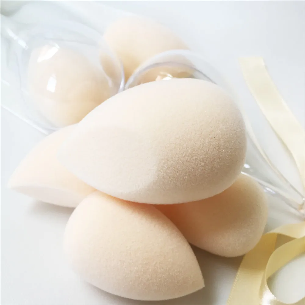 Bdbeauty бархат Mircofiber растушевочная макияжная кисть-бежево-Мягкий косметический аппликатор для жидкий крем Основа& порошки