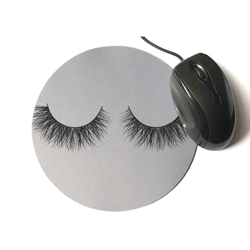 MaiCaYa For fashion eyelash Small Size Round Mouse Pad Computer Desk Decorate mouse pads | Компьютеры и офис