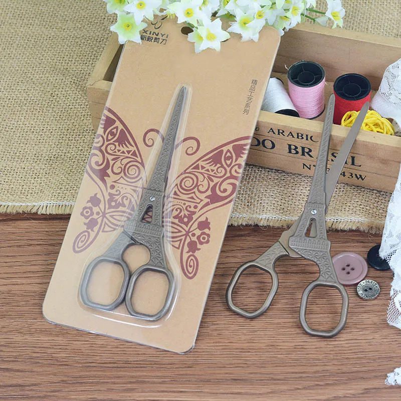 Retro Eiffel tower scissors cross stitch hand tea bag hair eyebrow japones makeup eyelash nose | Красота и здоровье