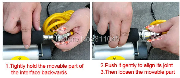 Портативный автомобильный компрессор насос для шин PSI 12 В постоянного тока |