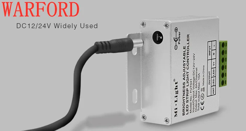 Mi. Light FUT041 диммер DC12 24V 433 МГц светодиодный яркие полосы затемнения для 5050 3528 5630