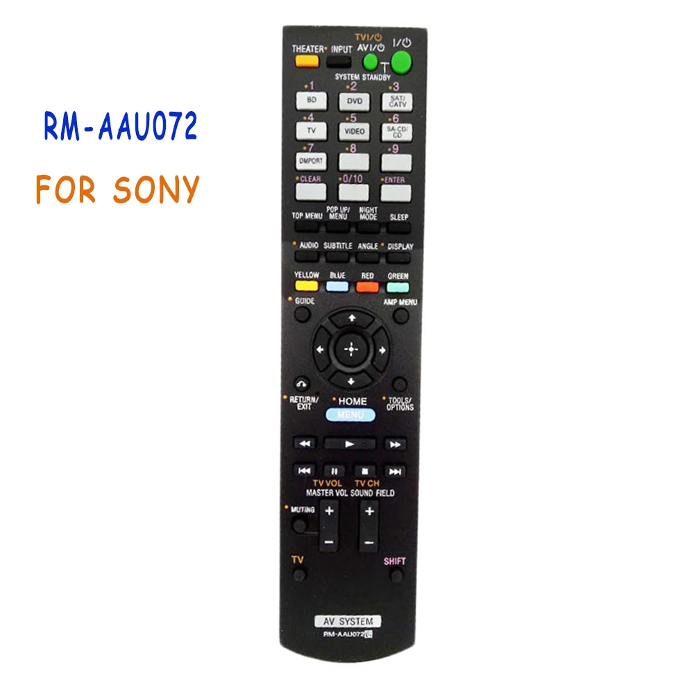 Новый Сменный RM AAU072 пульт дистанционного управления для Sony AV SYSTEM Receiver STR DH830 HT SS370