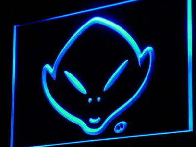 I927 инопланетянин НЛО космический корабль Новый декор искусственные знаки ВКЛ./ВЫКЛ. 20 + цветов 5 размеров