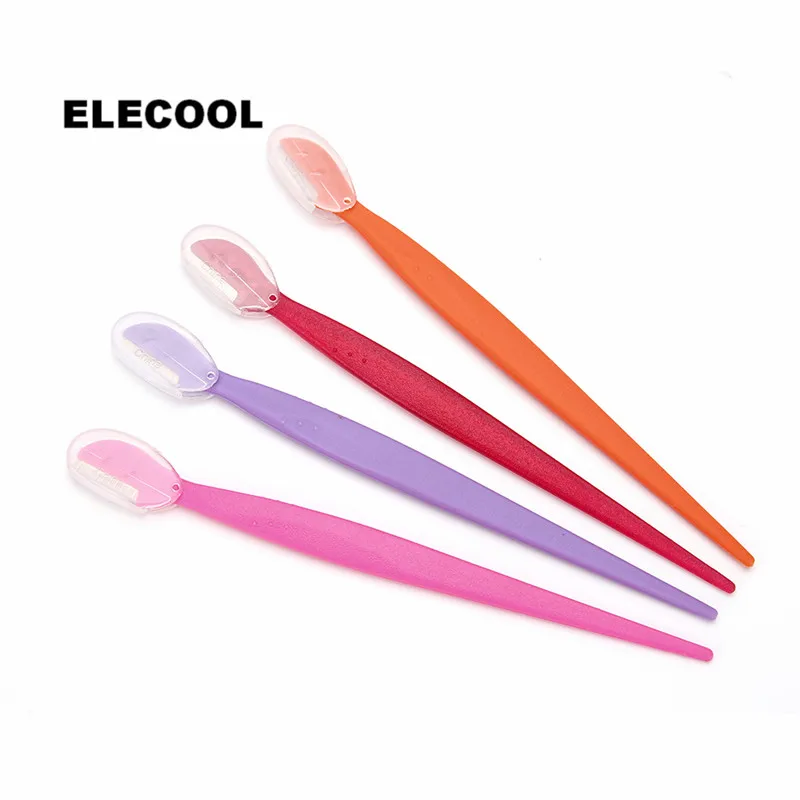 ELECOOL 1 шт. портативная Бритва для бровей тример лица скребок удаления волос с