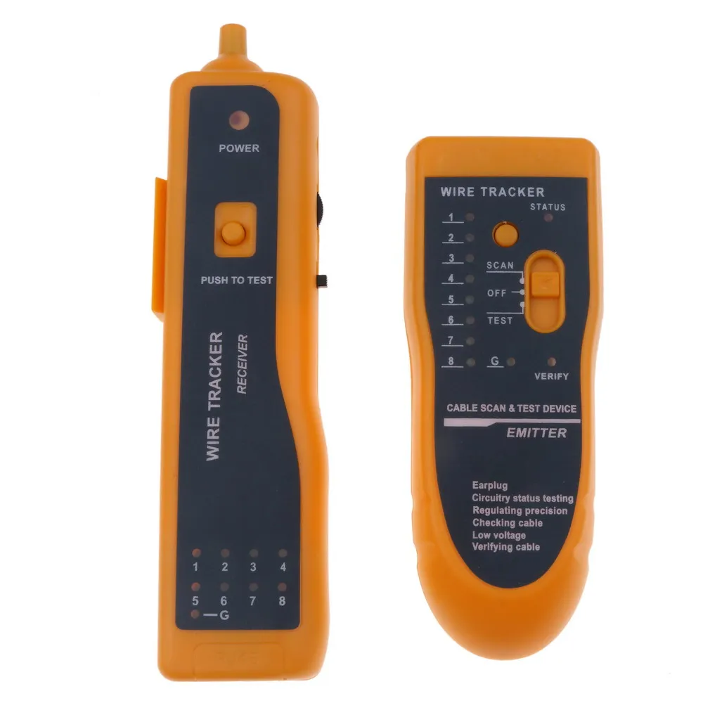 RJ11 RJ45 Cat5 Cat6 Telephone Wire Tracker Tracer Diagnose Ethernet LAN Network Tool Cable Tester Detector Line Finder | Инструменты