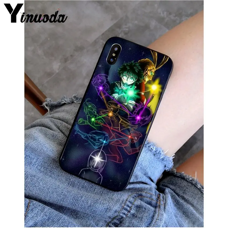 Yinnuoda с героями из мультфильма Мой герой Boku без deku и bakugou чехол для Apple iPhone 8 7 6 6S Plus X