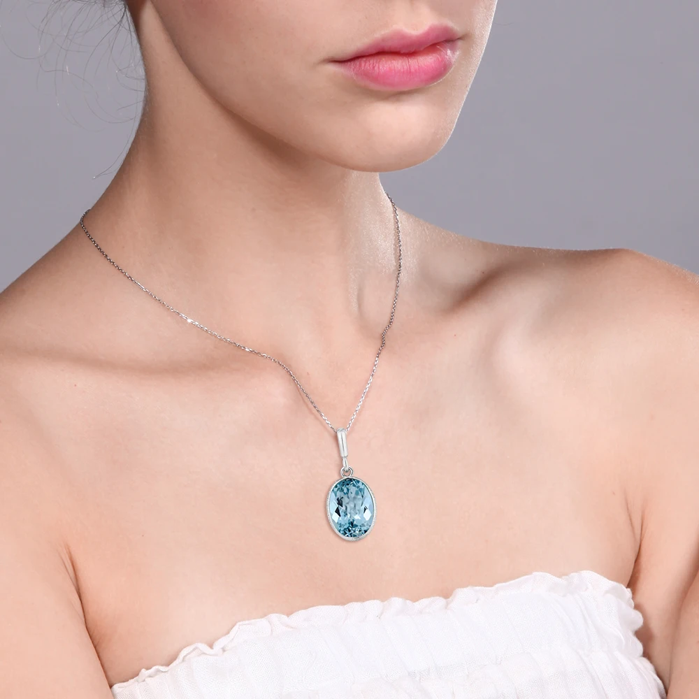 GemStoneKing серебро 925 пробы драгоценный камень ювелирные украшения 7 00 Ct 14х10 овальная