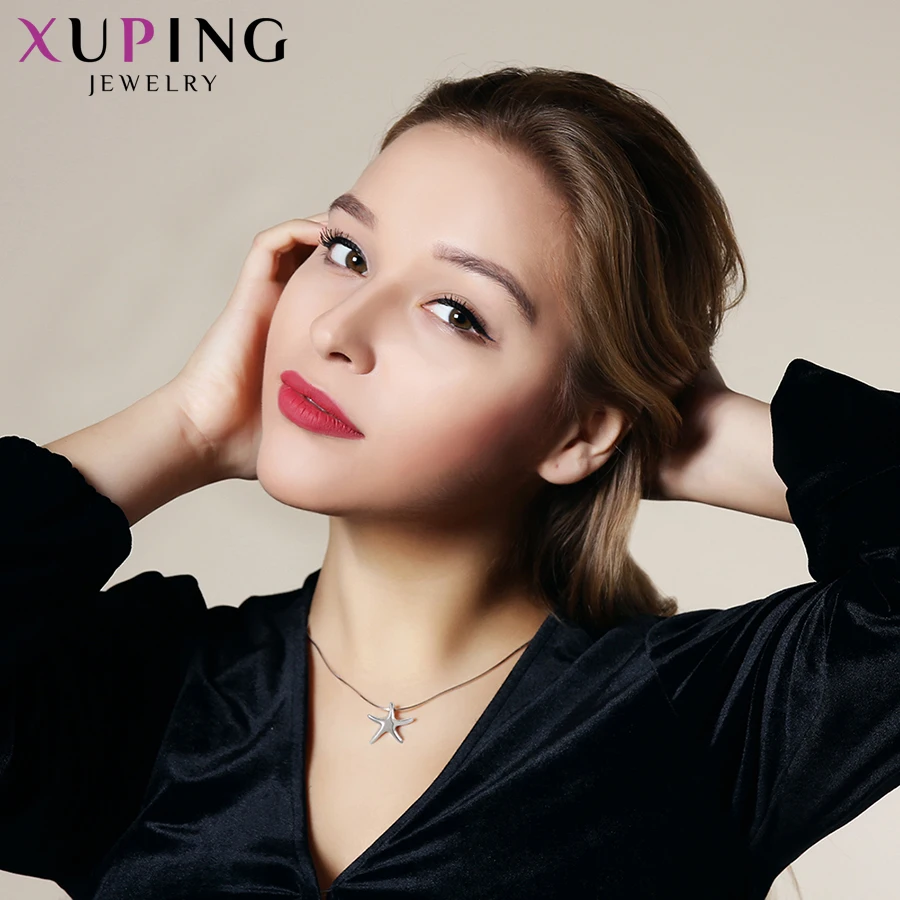 Ювелирные изделия Xuping форма пентаграммы ожерелье кулон ювелирные из нержавеющей