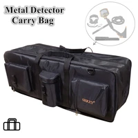 metal detector carry bag portable waterproof canvas storage bag double layer carry tools organizer backpack for metal detector