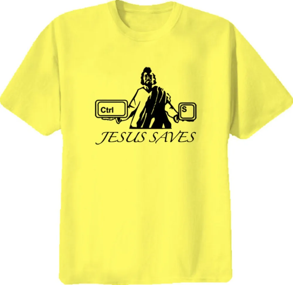 

Jesus Saves Catholic Christian New Design Men Tee Tops Short Sleeve Cotton Fitness Distressed T-Shirts