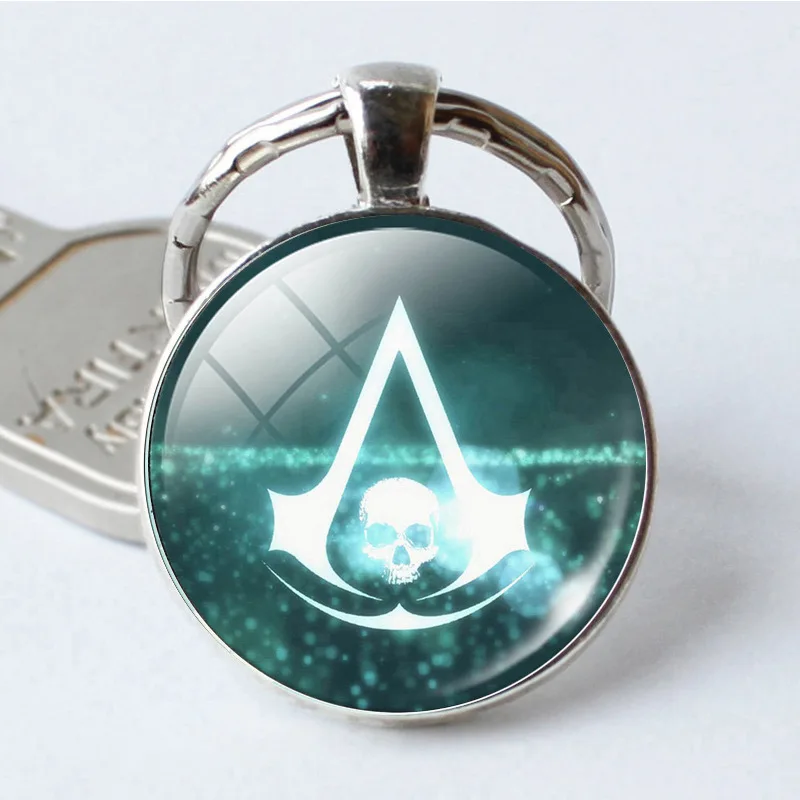 2019 новая игра Assassins Creed сплав брелок держатель винтажные металлические собаки