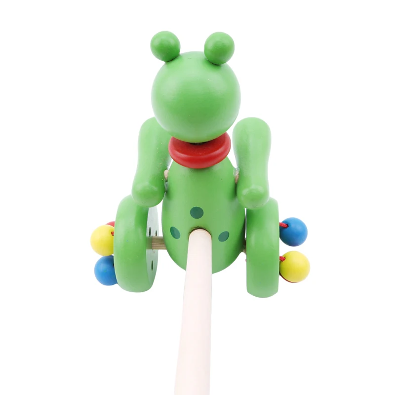 Деревянные игрушки милые Мультяшные животные забавные деревянные машинки