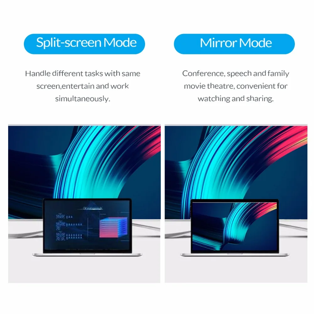 ORICO USB C концентратор Type к HDMI VGA DP Мини кабель адаптера 15 см для Mac Samsung HUAWEI HUB|USB-хабы| |