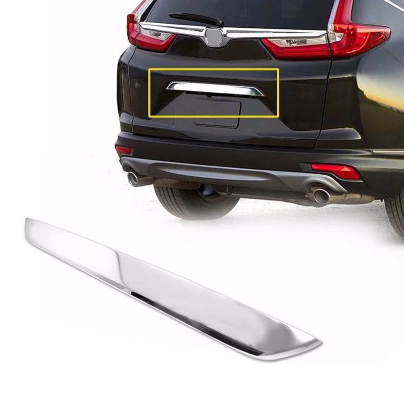 1 шт. хромированная Задняя Крышка багажника Bazel Накладка для 2017 2018 Honda CRV