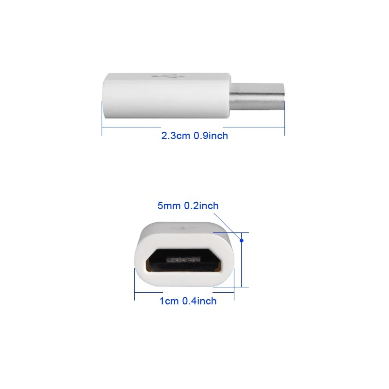 TIZQK Micro USB Female To Type-C Male Cable 3.1 Converter Adapter For Huawei Macbook Otg Data Charging Charger | Мобильные телефоны