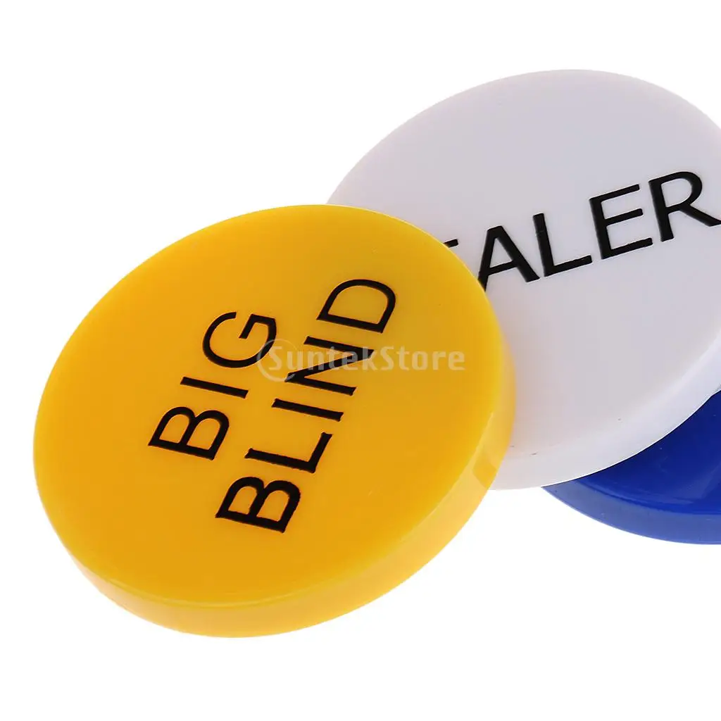 Прочный Маленький слепой + большой набор кнопок для партии покера карты игры