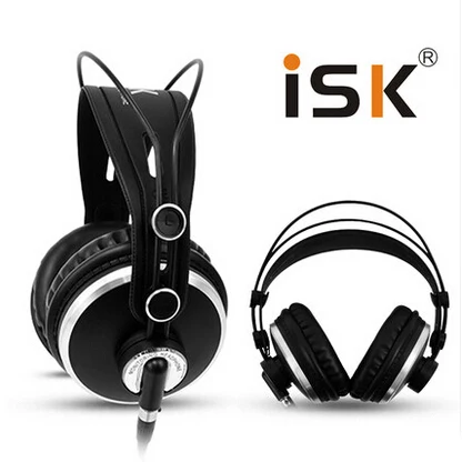 Полностью закрытые компьютерные наушники ISK HP 980 мониторные профессиональные