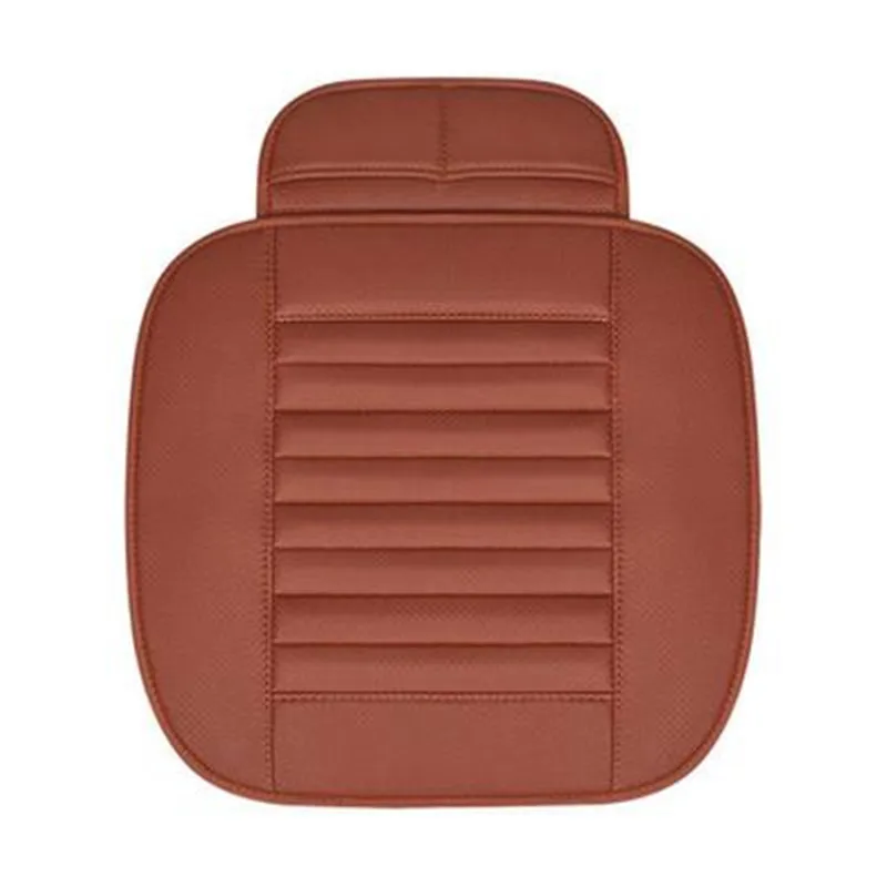 brown front 1 piece Всесезонные универсальные подушки для автомобильных сидений, автомобильный коврик, автомобильный чехол для hyundai i30 ix35 ix25 Elantra Santa Fe Sonata - Название цвета: brown front 1 piece