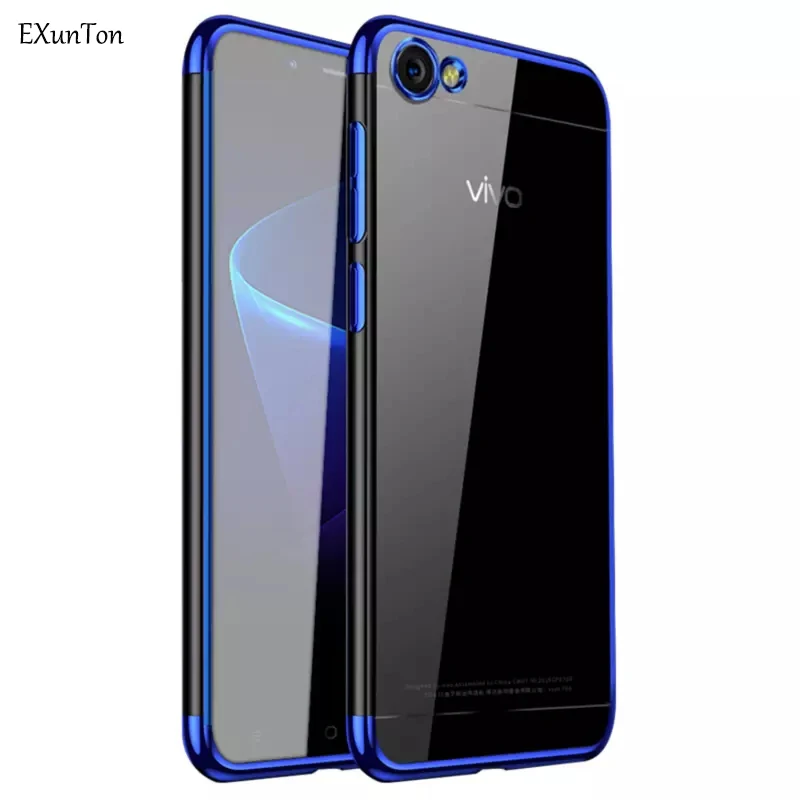 ТПУ простой Бампер чехол Чехол для vivo x21i Y85 V9 Y83 Y75 Y79 V11i V7 V11Pro V7Plus X21 Ультратонкий чехол-накладка чехол из термополиуретана и силикона крышка