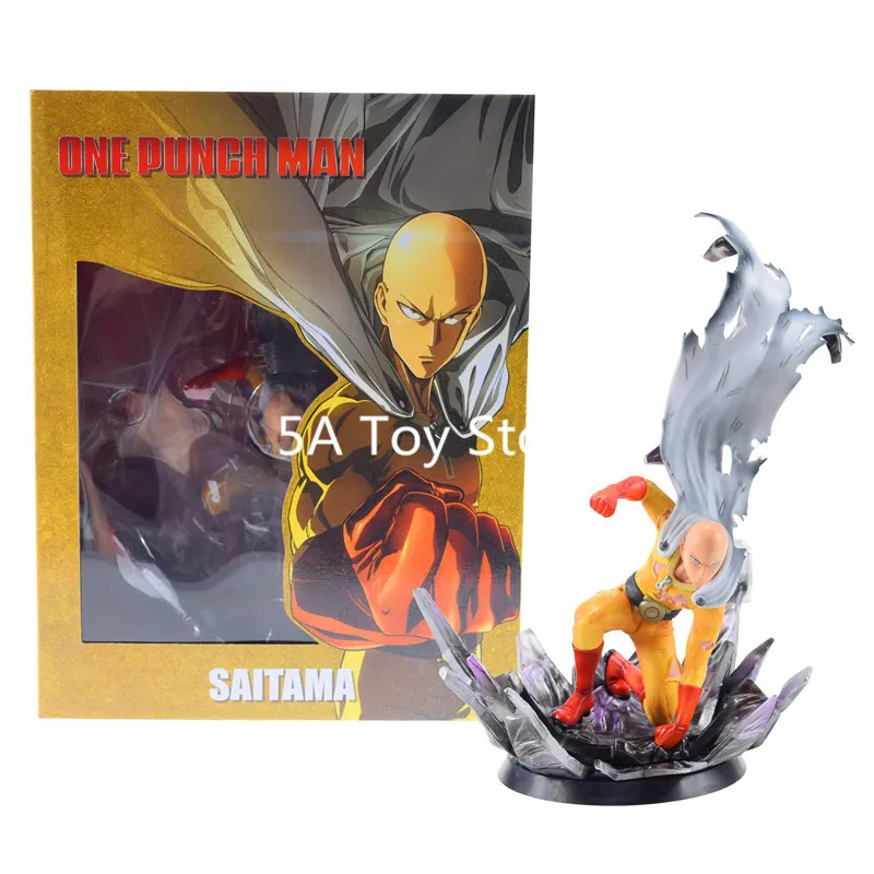 Экшн-фигурка Аниме One Punch Man САЙТАМА сенсей One-Punch модель Genos игрушки Punch-MAN кукла 24 см