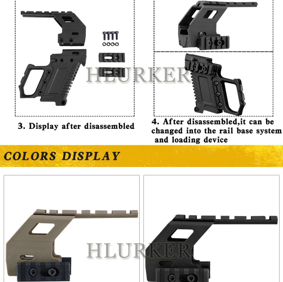 Охотничий страйкбол пистолет Glock 17 18 19 аксессуары/Magwell/Журнал/кобура/баррель/Пикатинни прицел крепление для пистолета лазер