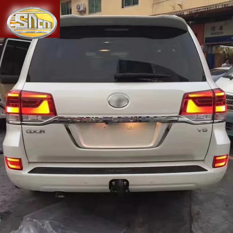2 шт. для Toyota Land Cruiser FJ200 LC200 SNCN автомобиля светодиодный задний противотуманный фонарь заднего бампера светильник Авто Предупреждение светильник отражатель