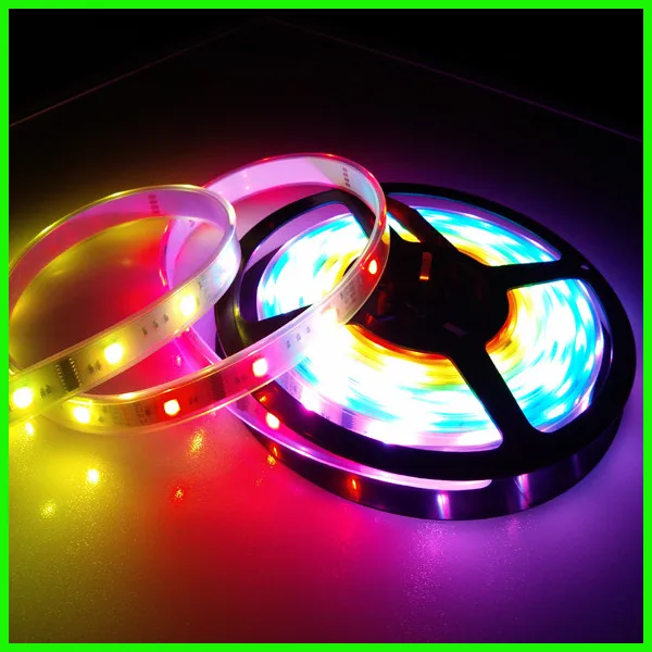 5 м Почта Китая LPD6803 Магическая Светодиодная лента 30led/m 10IC на метр IP65, силиконовая трубка