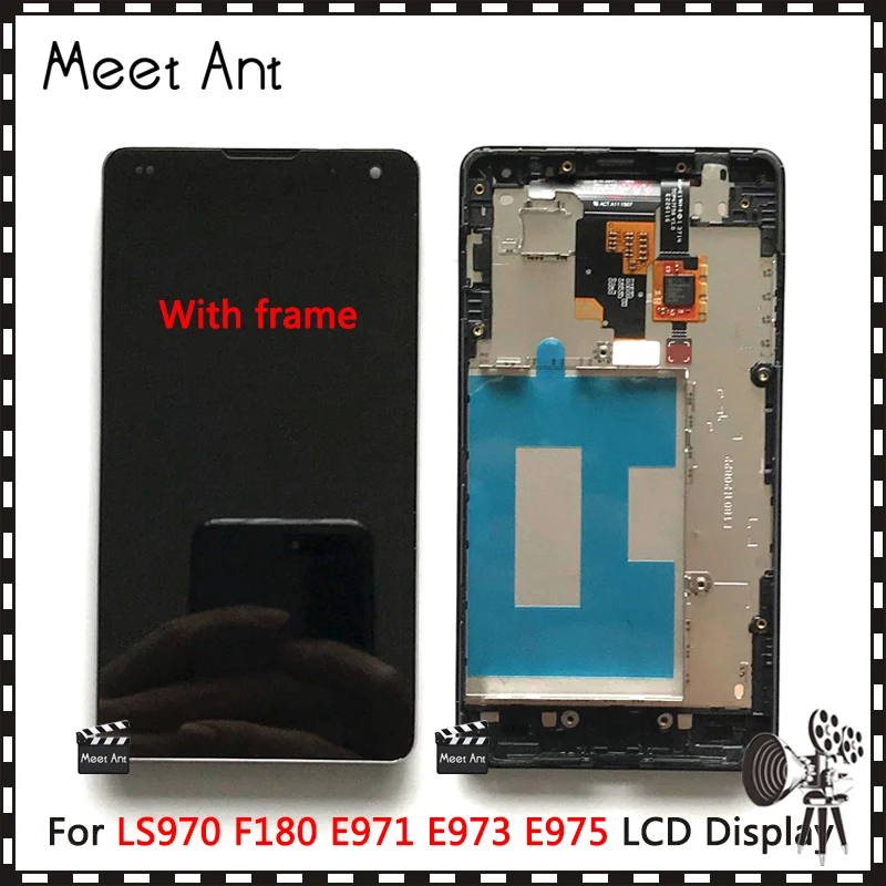 Высокое качество 4 7 ''для LG Optimus G LS970 F180 E971 E973 E975 ЖК-экран с кодирующий