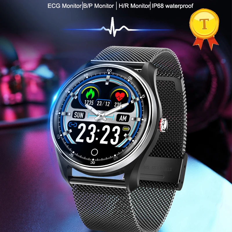 Ip68 Профессиональные Водонепроницаемые Смарт часы для плавания ЭКГ ppg Спортивный